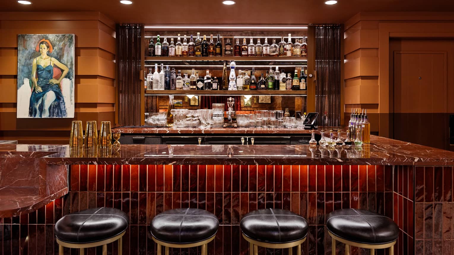 80 Proof Speakeasy Bar, Four Seasons Resort Jackson Hole, Teton Village, USA