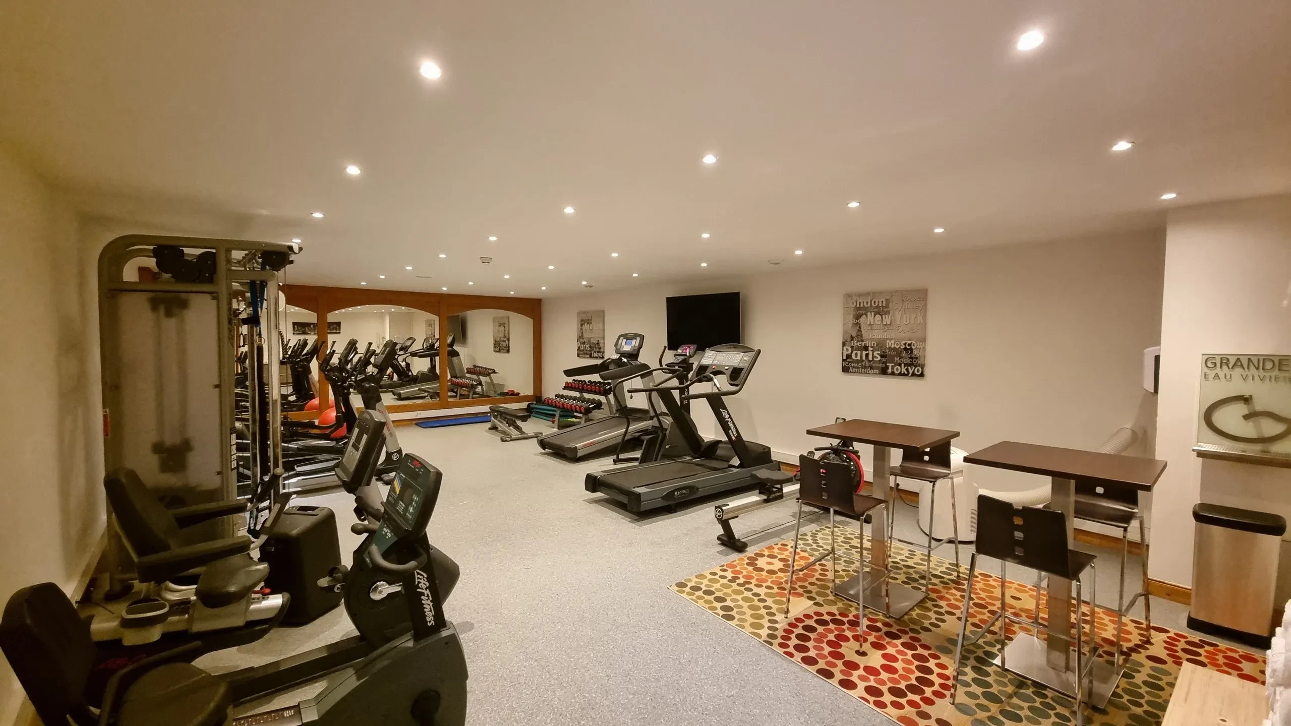 Fitness room, Le Kaïla, Méribel, France