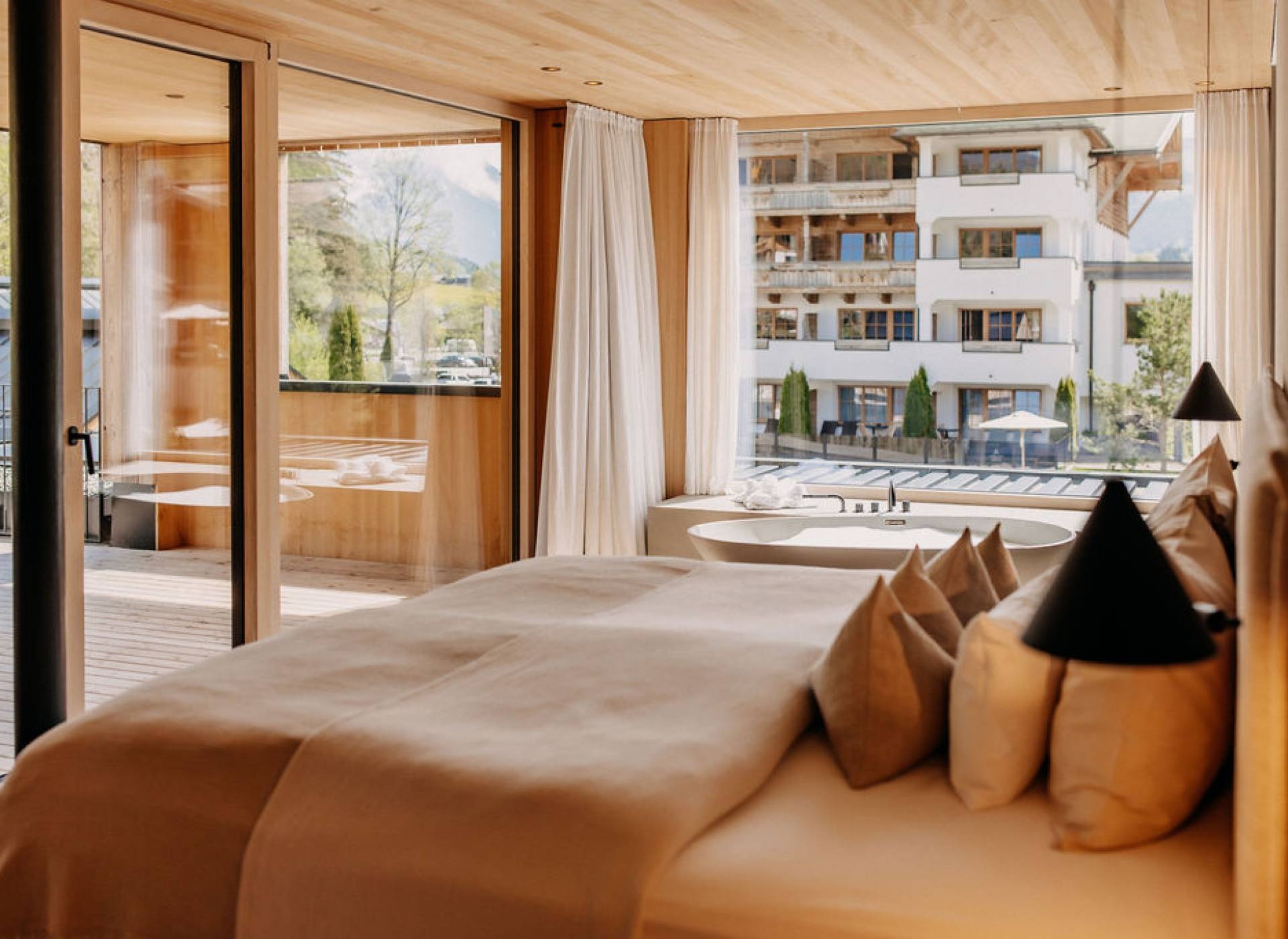 Exterior in the Leogang mountains at Naturhotel Forsthofgut, Leogang, Austria