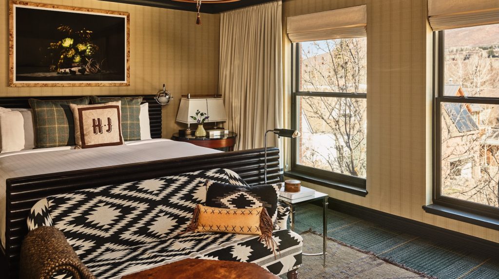 Deluxe guestroom at Hotel Jerome