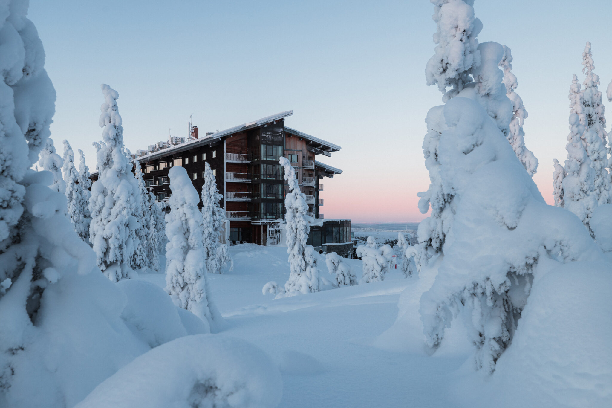 Interior guest room at Copperhill Mountain Lodge, Åre, Sweden