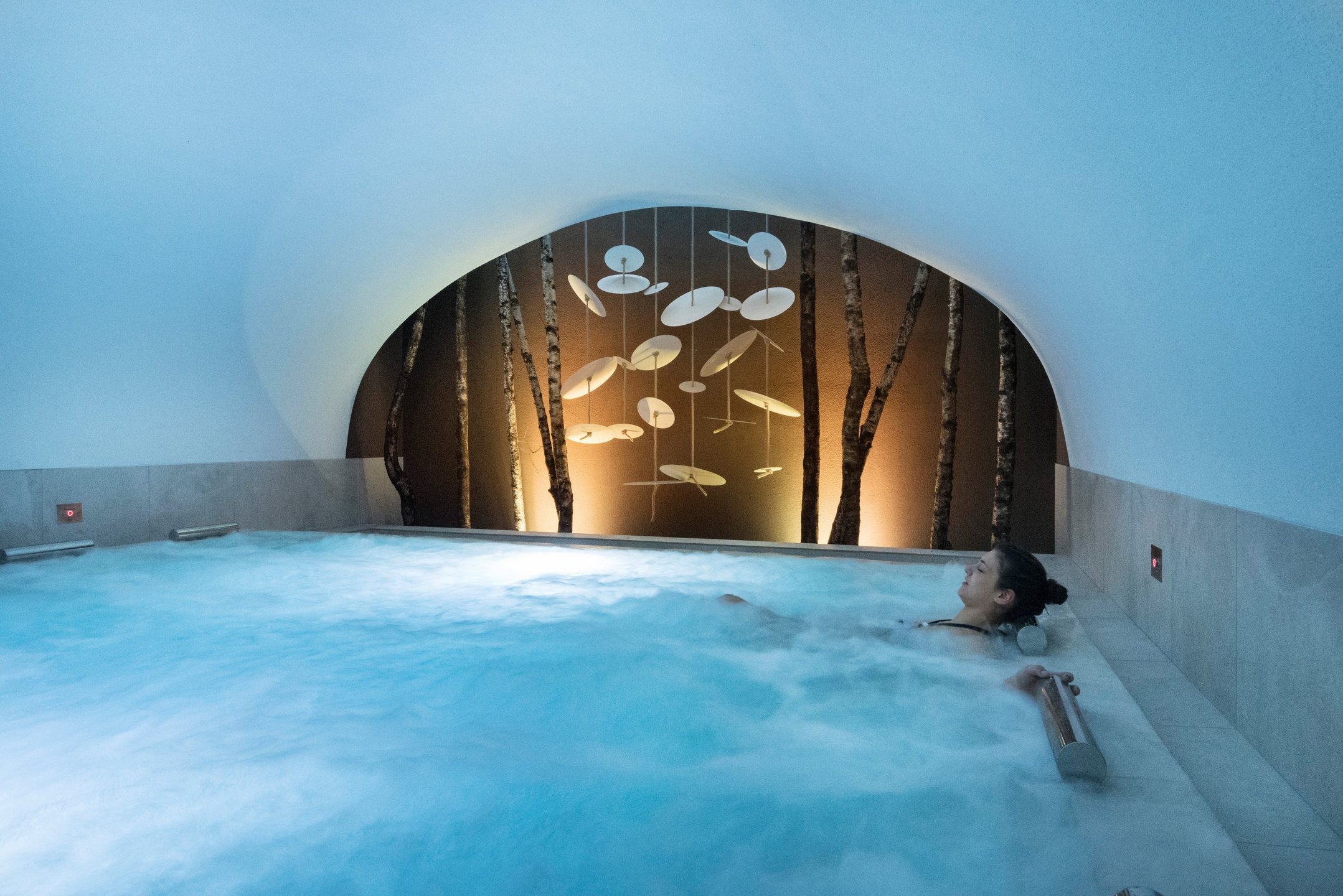 Saline hydrotherapy pool, Lac Salin Spa & Mountain Resort, Livigno, Italy