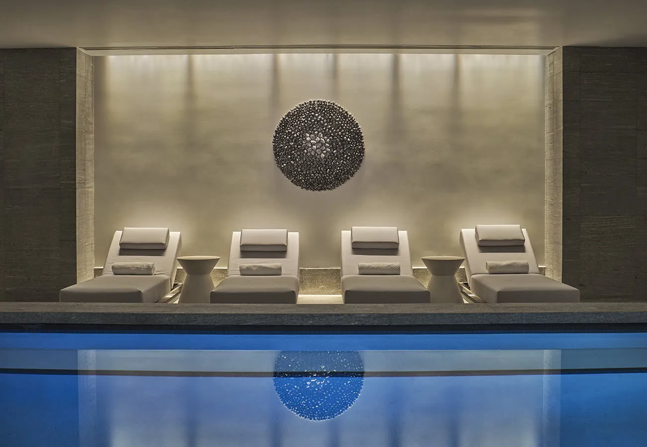 Indoor Spa Montage swimming pool at Montage Big Sky, Big Sky, USA