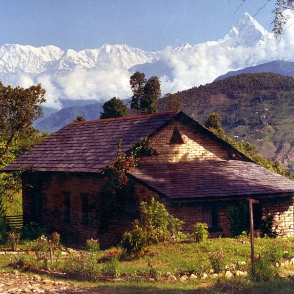 Dining space at Tiger Mountain Pokhara Lodge