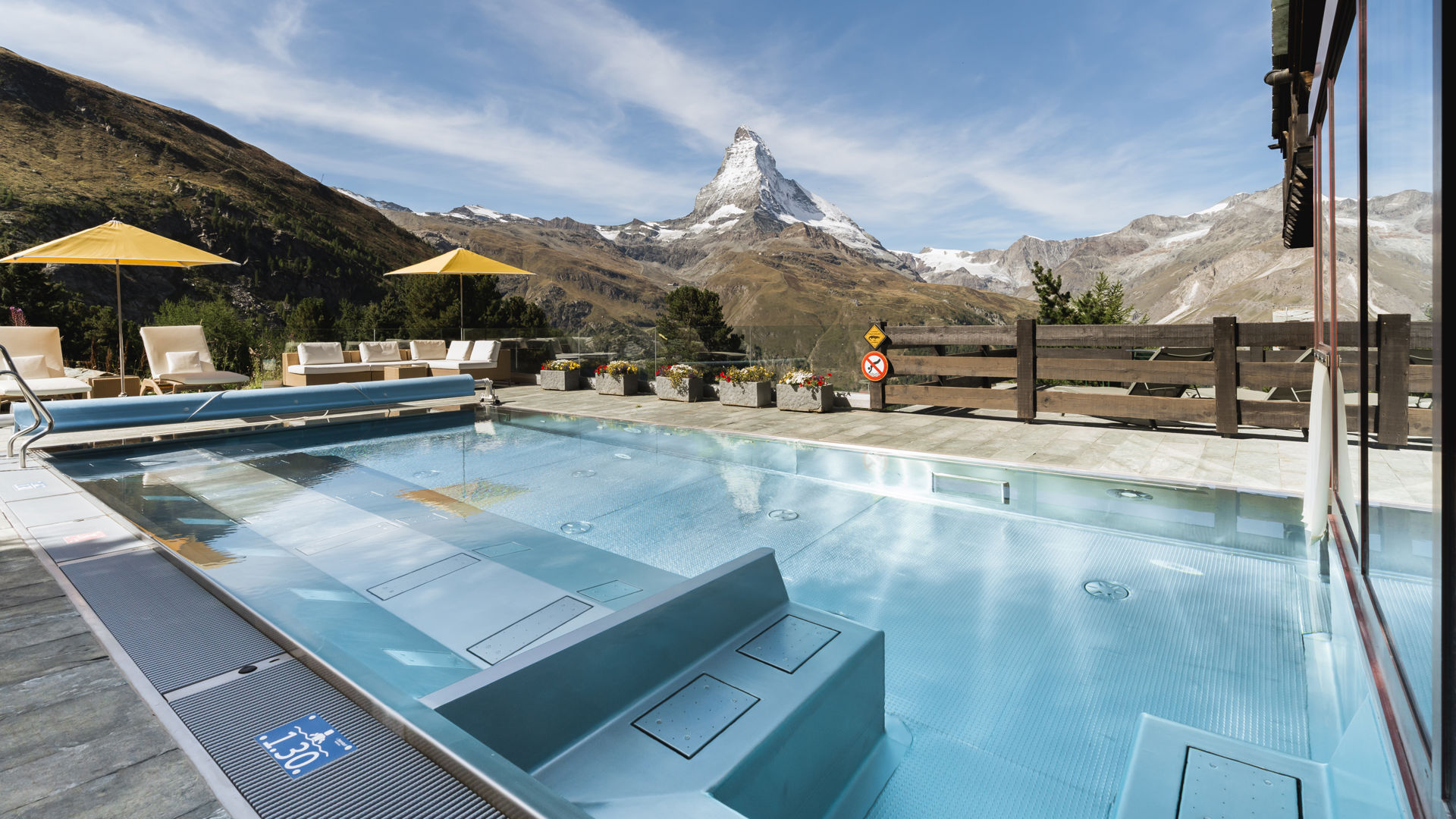 Spa facilities at Riffelalp Resort 2222m, Zermatt, Switzerland