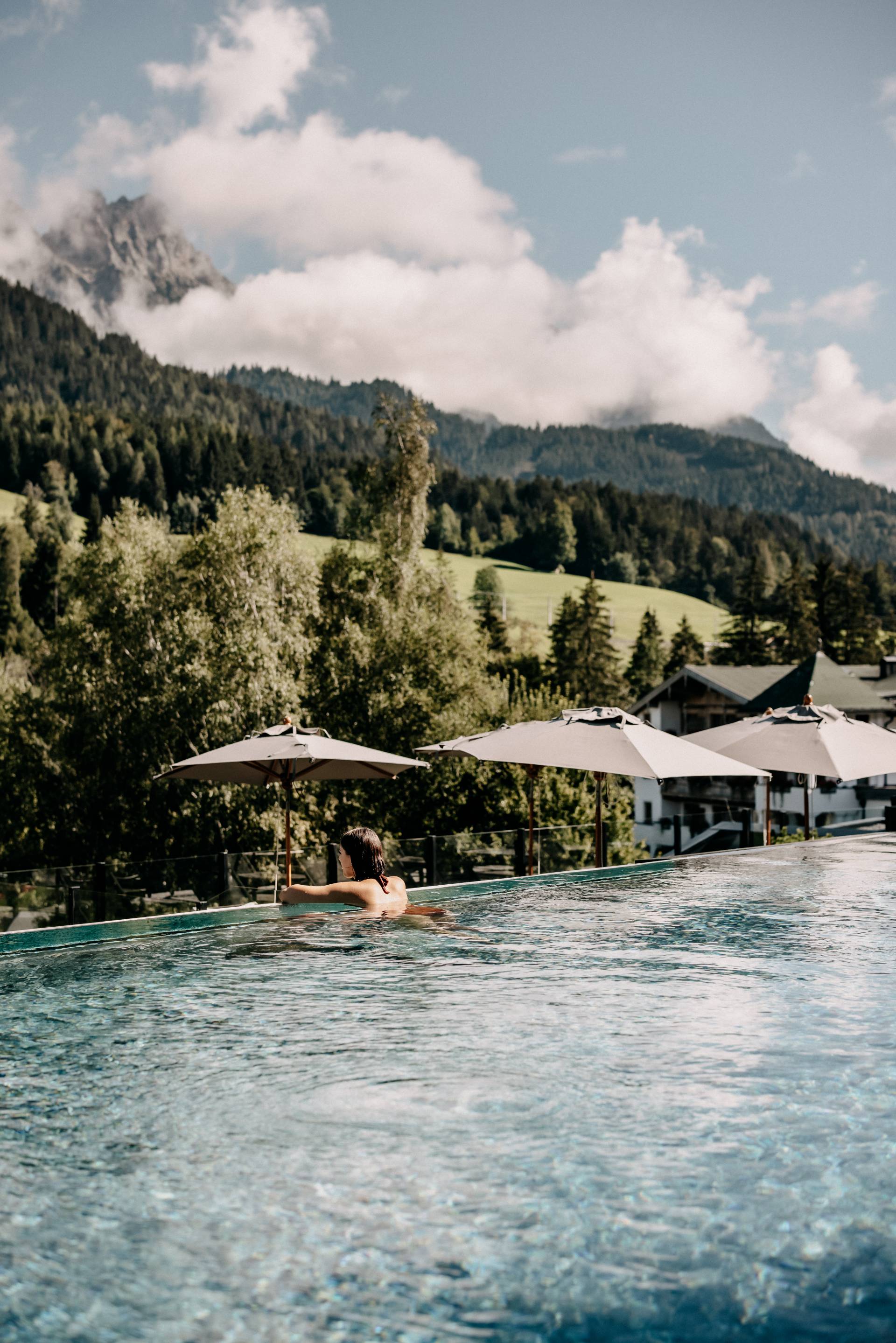 A nature room at Naturhotel Forsthofgut, Leogang, Austria