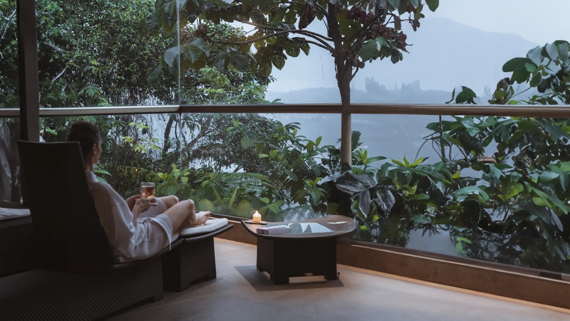 Spa treatment room at Mashpi Lodge, Ecuador