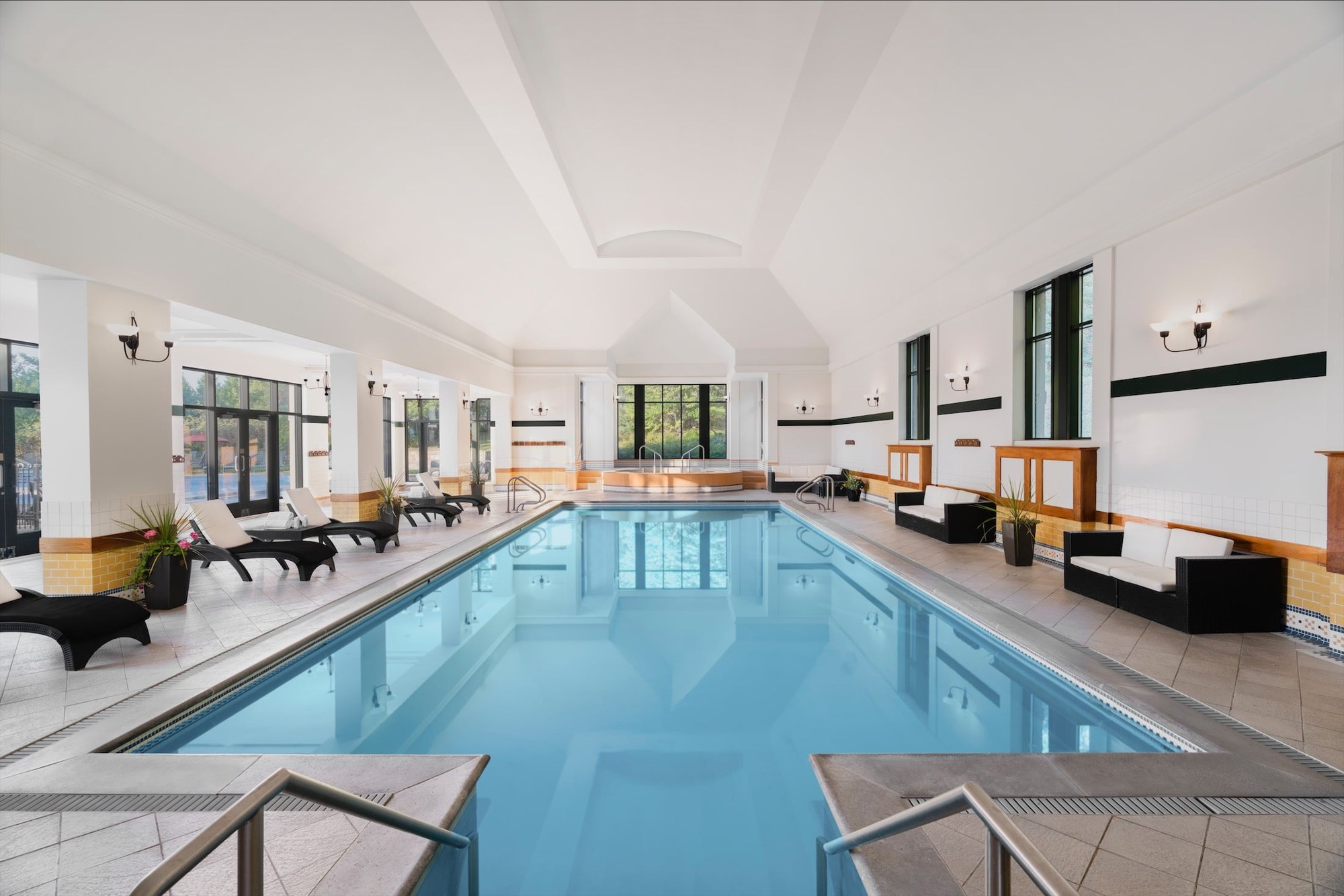 Indoor swimming pool at Fairmont Le Manoir Richelieu
