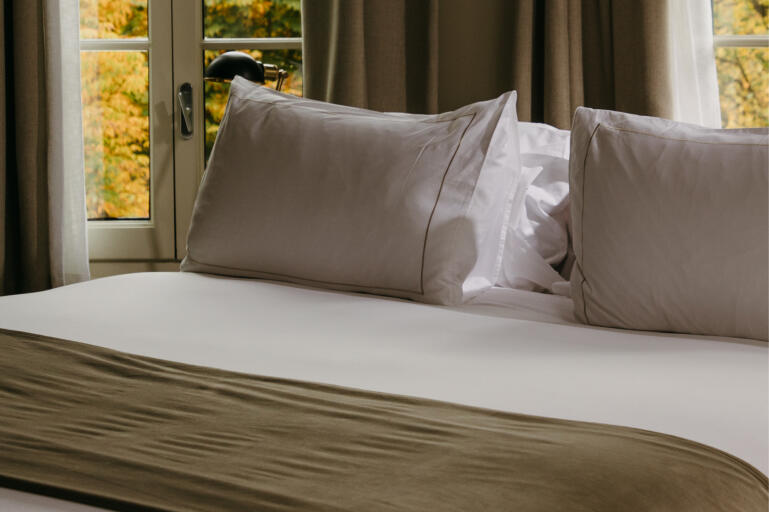 A guest room at Serras Torre del Remei, Cerdanya, Spain