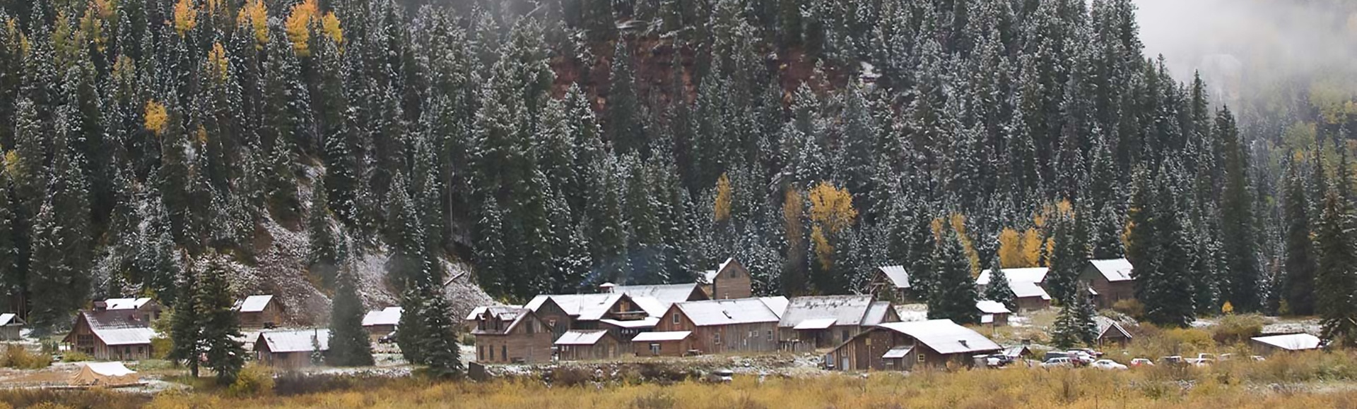 San Juan Mountain landscape surrounding Dunton, Colorado, USA