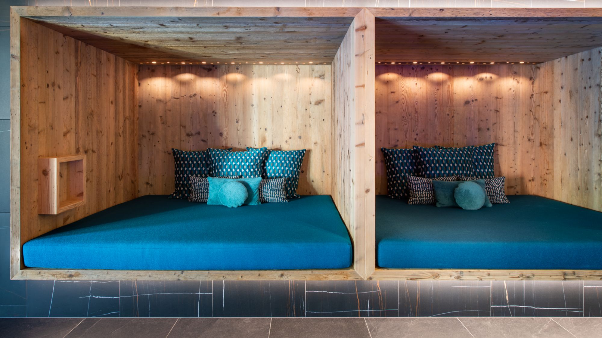 AWAY Spa relaxation lounge at W Verbier, Verbier, Switzerland
