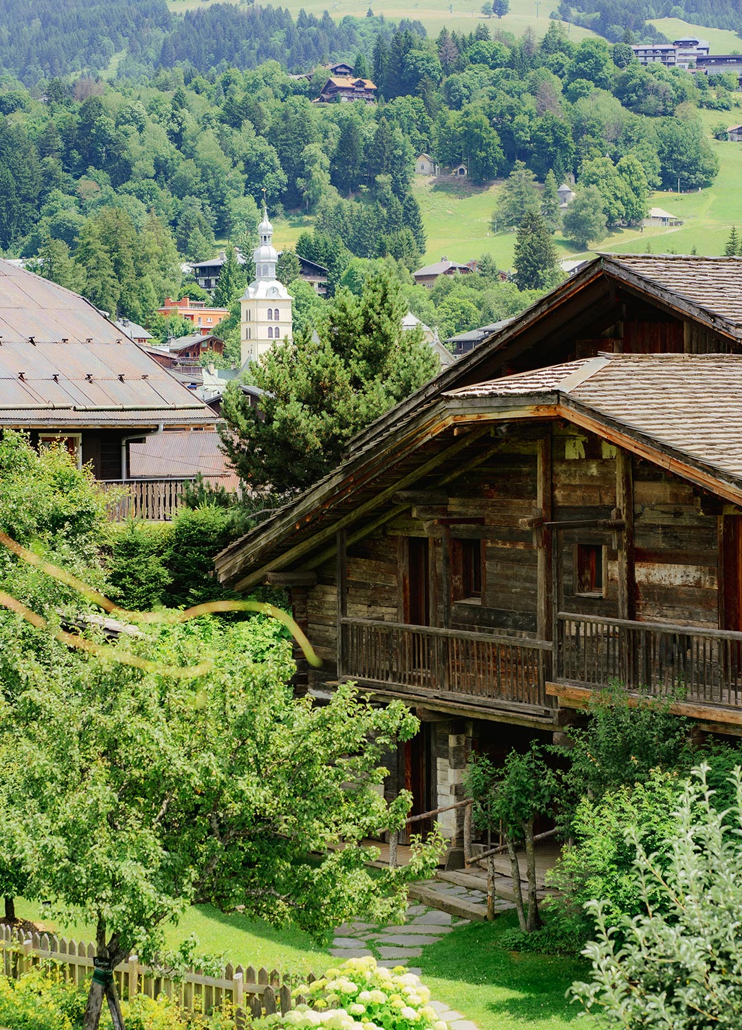Exterior and alpine setting at Les Fermes de Marie, Megève, France