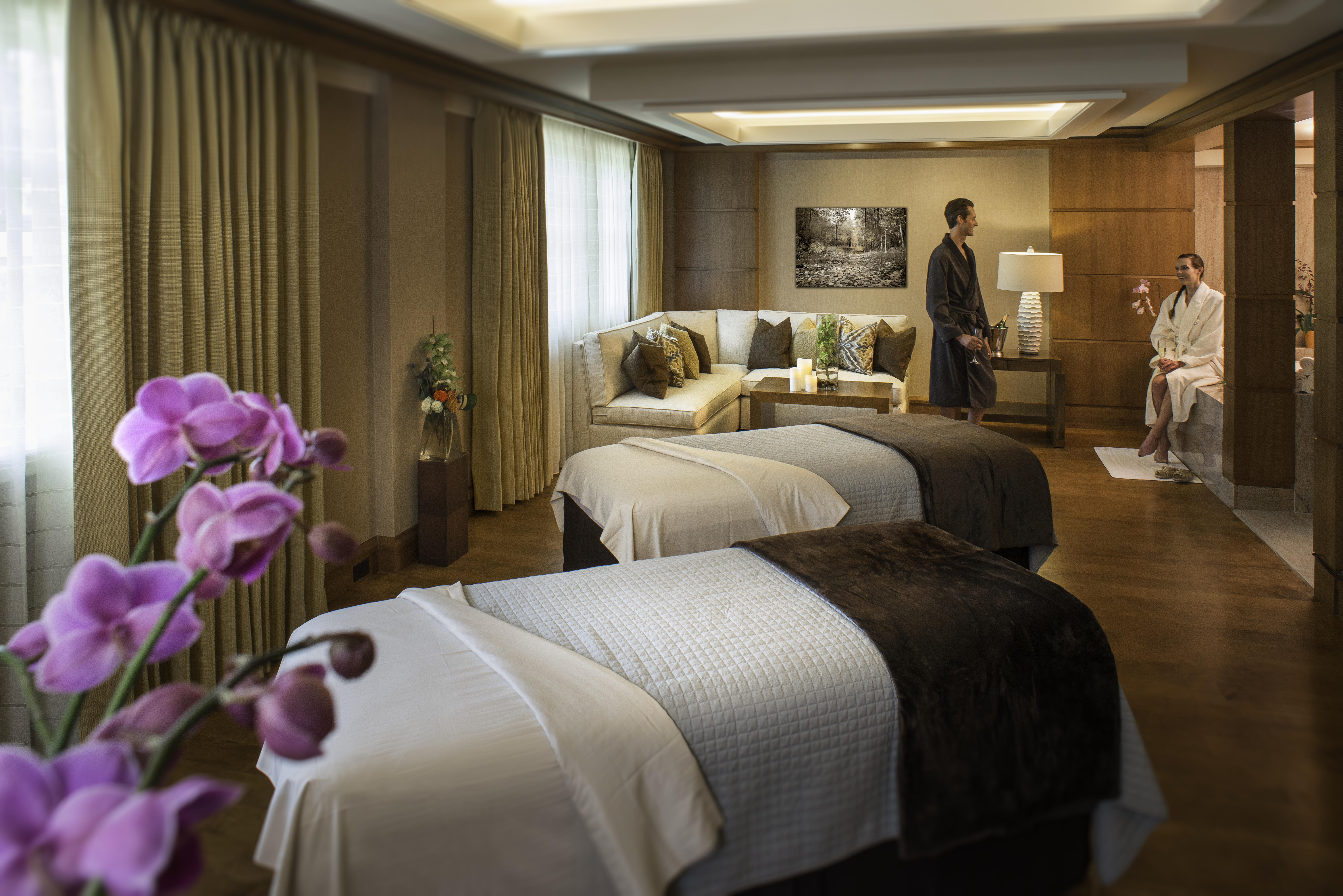 Spa couples treatment room, Sun Valley Lodge, Sun Valley, USA