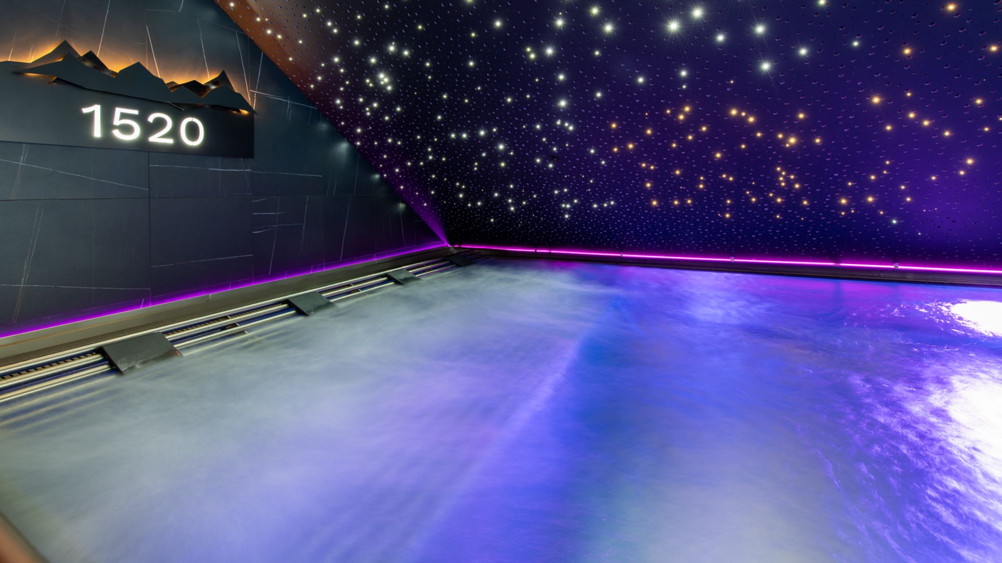 Indoor AWAY Spa swimming pool at W Verbier, Verbier, Switzerland