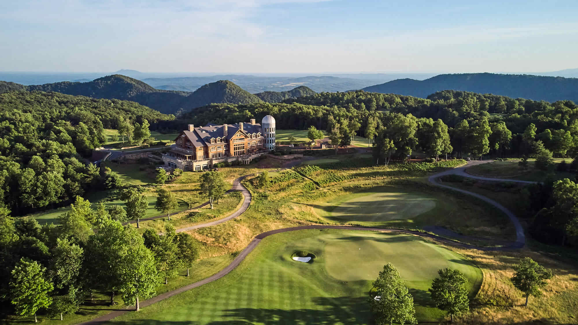 The Primland lodge amid the Blue Ridge mountains, Virginia, USA