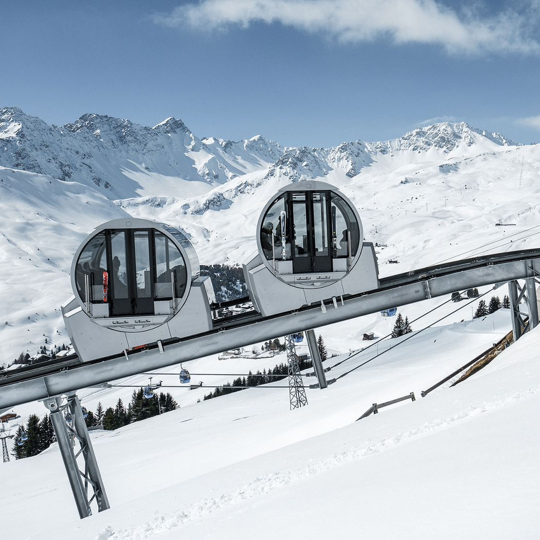 Tschuggen Grand Hotel amid the Arosa mountains