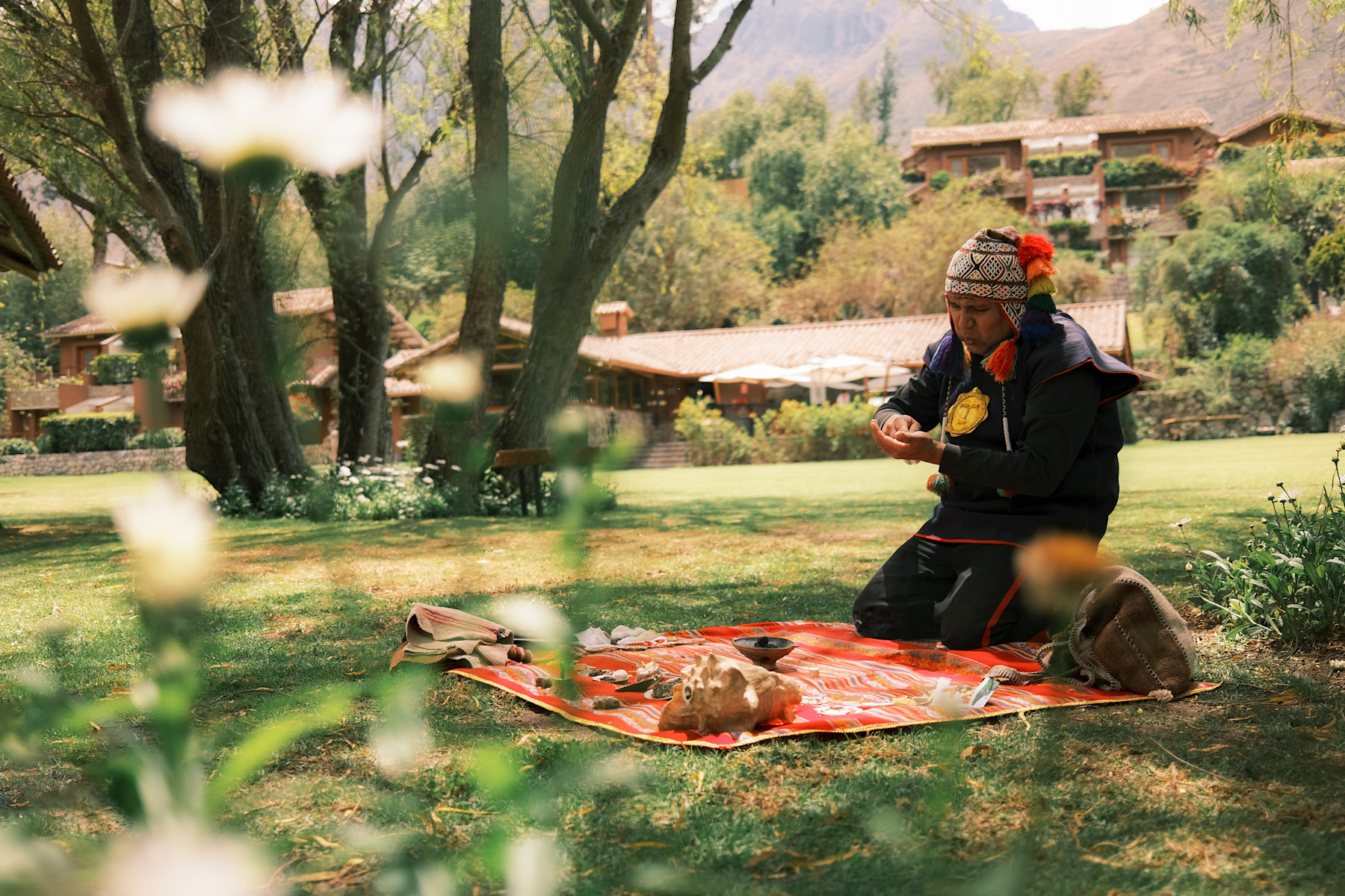 Gardens of Belmond Hotel Rio Sagrado in the Sacred Valley