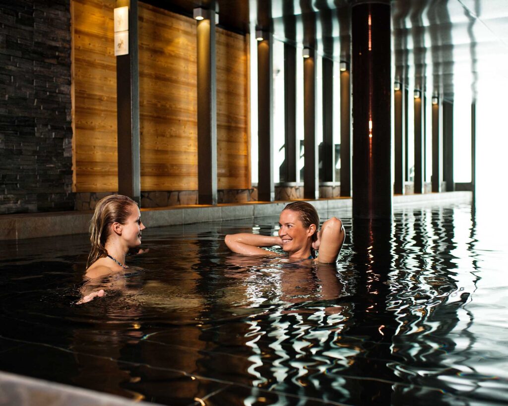 Indoor spa pool at Copperhill Mountain Lodge, Åre, Sweden